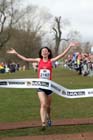 Jessica Judd wins the Under-17 Women, McCain Inter Counties Cross Country, Cofton Park, Birmingham.